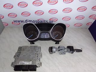 FORD FOCUS '11-'14 T1DB 1.6cc DIESEL ΠΕΤΡΕΛΑΙΟ ΜΕΤΑΧΕΙΡΙΣΜΕΝΟ ΣΕΤ ΕΓΚΕΦΑΛΟΥ ΚΙΝΗΤΗΡΑ ΜΕ ΚΩΔΙΚΟ BV61-12A650-NE