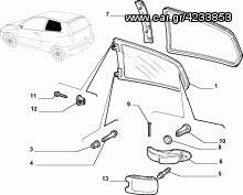 FIAT PUNTO NUOVO 3ΠΟΡΤΟ ΠΙΣΩ ΔΕΞΙ ΦΙΝΙΣΤΡΙΝΙ