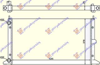 ΨΥΓΕΙΟ 2,0 i-18V (64,5x37,8) ΠΑΡ.ΟΔ. -00 για SEAT ALHABRA 95-10