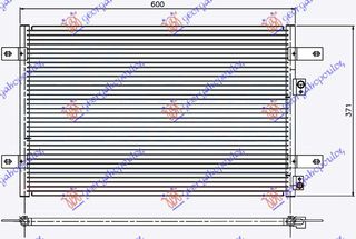 ΨΥΓΕΙΟ Α/C BEN-ΠΕΤΡ (54,5x36,8x20)96-00 για VW SHARAN 95-10