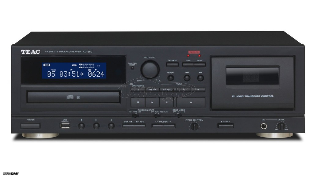 TEAC AD-850 CD - TAPE DECK - USB RECORDER / RCA CABLE.
