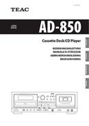 TEAC AD-850 CD - TAPE DECK - USB RECORDER / RCA CABLE.-thumb-4