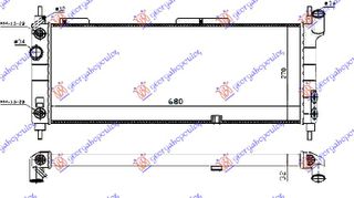 ΨΥΓΕΙΟ 1.4-1.6 +A/C (68x28)ΑΥΤΟΜ (ΠΑΡΟΧ.ΔΙΑΓΩΝ.) για OPEL CORSA B 97-00