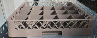 Μπασκέτα Πλυντηρίου Ποτηριών 50x50Cm 20 Θέσεων - Μεταχειρισμένη.