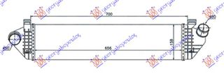 ΨΥΓΕΙΟ INTERCOOLER 1.6-2.0 D ΠΕΤΡΕΛΑΙΟ (655x160x40) (Φ50) για VOLVO C30 07-10