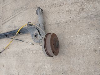 Άξονας πίσω με ταμπούρα χωρίς ABS Renault Clio 1998-2001-thumb-1
