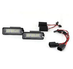 Πλαφονιέρα πίσω πινακίδας led για Vw Golf 5,6,7 CANBUS / Polo 6R / Passat 3C CC / με 18 φωτεινά led, 76x27 mm