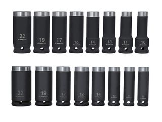 Σετ Κρουστικά καρυδάκια καρε 1/2" Ή 3/8" PARKSIDE PERFORMANCE®, 8 τεμαχίων