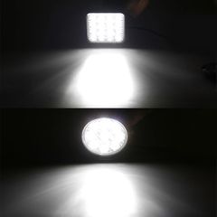 LED αδιάβροχος τετράγωνος προβολέας 48W 12-24V 4100LM 6500K IP67 Τεμάχια 10-thumb-14