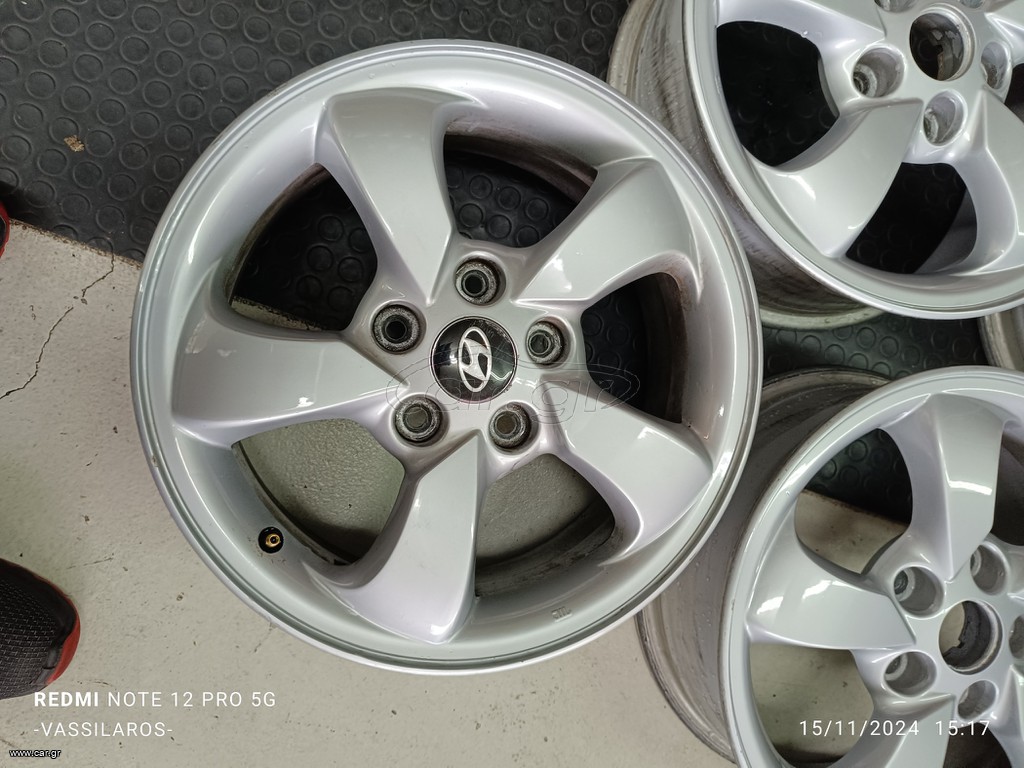 ΖΑΝΤΕΣ HYUNDAI  ΓΝΗΣΙΕΣ  6,5Χ16   5Χ114,3  ΕΤ46