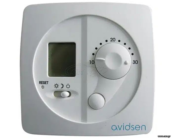 Avidsen Θερμοστάτης Αναλογικός με LCD Οθόνη