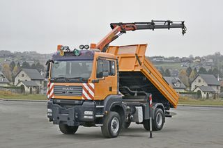 Ανατροπή + Γερανός MAN 2008 TGA 18.360 * PK 10501 + ραδιόφωνο *4x4-thumb-1
