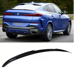 Αεροτομή πορτ-μπαγκάζ Μαύρο Matt κατάλληλο για BMW X6 (G06) (2019-On)