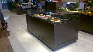 Βιτρινα κεντρου επενδεδημενη 200x100x110cm   +2 °C