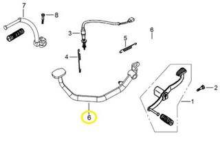 Ποδόφρενο Daytona Velos.125R E5 VI0149-25100