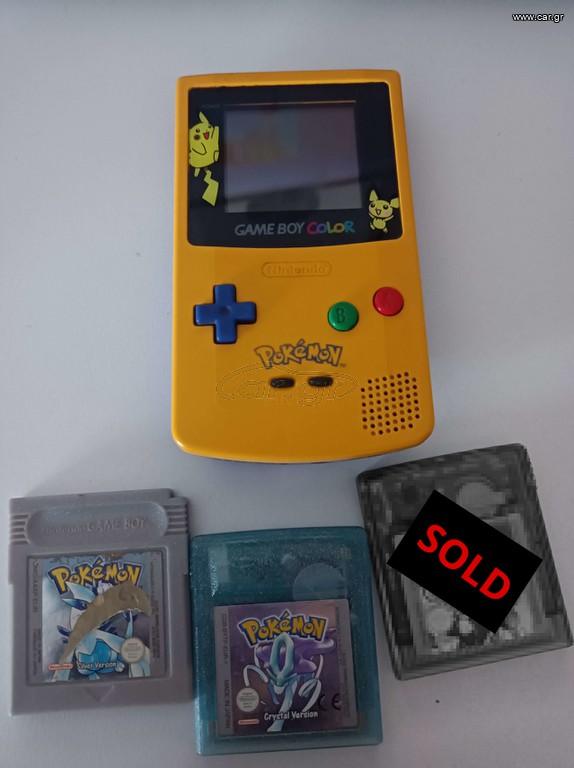 Game Boy Color Pikachu Edition + Games + ΔΩΡΑ