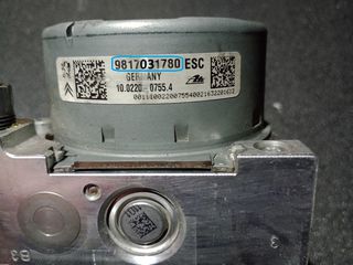 ABS, PEUGEOT, CITROEN, GROUPE PSA, 9817031780, 10.0220-0755.4, 10022007554, 10.0915-3957.3, 10.0625-3286.1, 10091539573, 10062532861, ΜΟΝΑΔΑ ΕΛΕΓΧΟΥ ΦΡΕΝΟΥ, S*