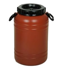 ΒΑΡΕΛΙ ΠΛΑΣΤΙΚΟ ΣΤΡΟΓΓΥΛΟ ΜΕ ΧΕΙΡΟΛΑΒΕΣ 50L