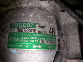 HONDA CIVIC 2006-12 (Ν22Α2) 2.2cc ΚΟΜΠΡΕΣΣΕΡ AIRCONDITION 38800-RSR-E010-M2