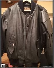 FLYING JACKET L-XL ΓΝΗΣΙΟ ΔΕΡΜΆΤΙΝΟ