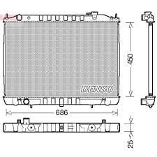 ΨYΓEIO NEPOY NISSAN   ΓΙΑ D22 2,5DI 02-10 133 PC