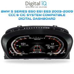 DIGITAL IQ DDD 958_IC (12.3in) BMW 5 Series E60 – E61 – E63 mod. 2003-2009 CCC & CIC COMPATIBLE DIGITAL DASHBOARD