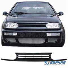Μάσκα εμπρός VW Golf 3 (1991-1997) όλο μαύρο χωρίς θέση για σήμα