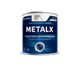 METAL-X ΑΛΚΥΔΙΚΟ ΒΕΡΝΙΚΟΧΡΩΜΑ Νο200 ΛΕΥΚΟ ΓΥΑΛΙΣΤΕΡΟ PELLACHROM 350ml (D)