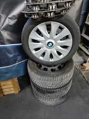 ΖΑΝΤΕΣ ΣΙΔΕΡΕΝΙΕΣ ΑΠΟ BMW ΣΕΙΡΑ 1 F20 16" ΜΕ ΛΑΣΤΙΧΑ