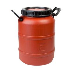 ΒΑΡΕΛΙ ΠΛΑΣΤΙΚΟ ΣΤΡΟΓΓΥΛΟ ΜΕ ΧΕΙΡΟΛΑΒΕΣ 50L ΒΙΟΚΩΝ
