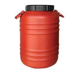 ΒΑΡΕΛΙ ΠΛΑΣΤΙΚΟ ΣΤΡΟΓΓΥΛΟ ΜΕ ΧΕΙΡΟΛΑΒΕΣ 60L ΒΙΟΚΩΝ