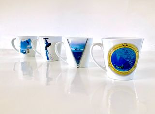 ILLUSION 4 Κούπες Φλυτζάνια Πορσελάνης - Set of 4 Porcelain Mugs
