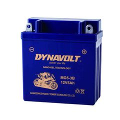 Dynavolt Μπαταρία Μοτοσυκλέτας MG5-3B με Χωρητικότητα 5Ah