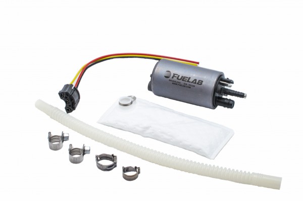 Fuelab 500lph In-Tank Brushless Fuel Pump with 9mm Barb and 6mm Barb Siphon
