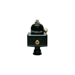 Fuelab Universal CARB Adjustable Fuel Pressure Regulator Blocking Style 4-12 psi (1) -8AN Inlet (2) -8AN Outlets