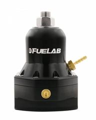 Fuelab Universal EFI Electronic Fuel Injection Adjustable Fuel Pressure Regulator 40-80 psi 2 -10AN Inlets 1 -10AN Return MAX FLOW BYPASS Black