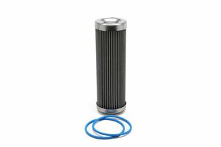 Fuelab 40 Micron Stainless Steel Replacement Element 5 Inch with 2 O Rings and Instructions