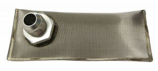 Fuelab In-Tank Fuel Sock Kit 100 Micron Stainless Steel with -10AN Adaptor Fitting for use with 4x4xx Series Pumps