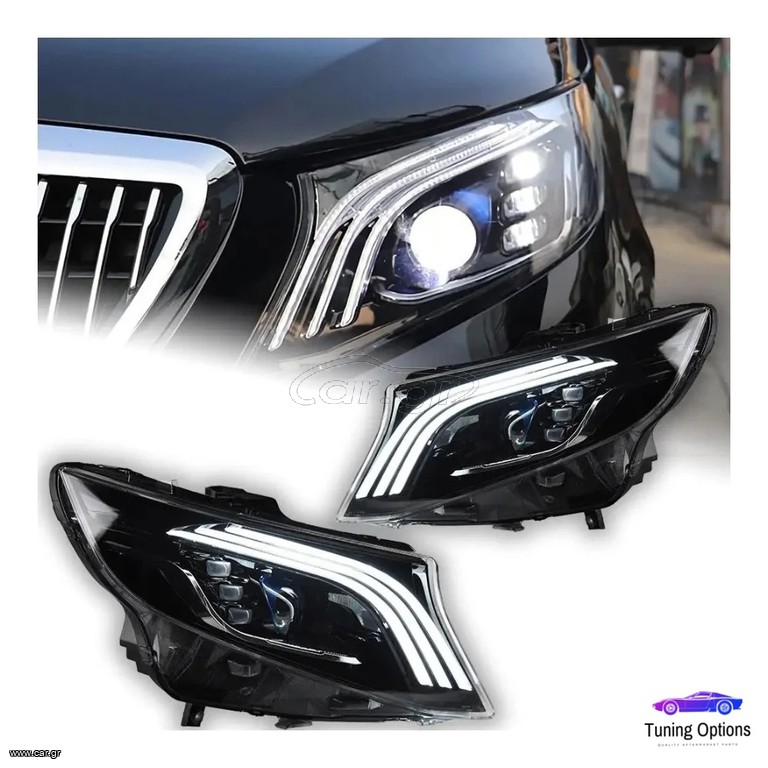 Mercedes VITO W447 W448 Matrix LED ΜΠΡΟΣΤΑ ΦΩΤΑ