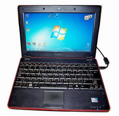 Netbook 10.1" με win 7 και mame emulator με 3500 παιχνίδια