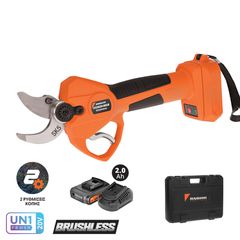 U33020-12SB (U33020-00SB+B202+C2022) ΚΛΑΔΕΥΤΗΡΙ+1ΜΠΑΤΑΡΙΑ 2Ah+ΦΟΡΤΙΣΤΗΣ BRUSHLESS KRAUSMANN