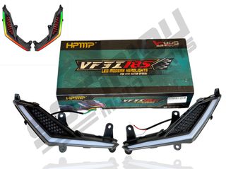 ΦΛΑΣ SYM VF185 LED RGB ΜΕ BLUETOOTH ΜΕ ΚΟΚΚΙΝΕΣ ΚΥΨΕΛΕΣ
