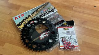 GSXR-600/750/1000 520 conversion (Black renthal )