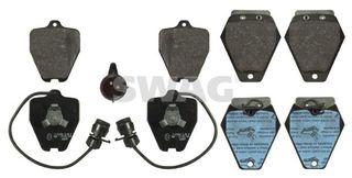 Σετ τακάκια, δισκόφρενα SWAG 32 91 6762