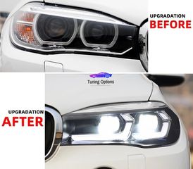 BMW X5 F15 X6 F16 LASER LED ΜΠΡΟΣΤΑ ΦΩΤΑ