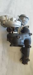 Τουρμπίνα και πολλαπλή VW Golf mk5, seat Leon, Audi A3 1.4 tsi 03c145702l 4937301005