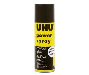 ΣΠΡΕΙ ΒΕΝΖΙΝΟΚΟΛΛΑ ΔΙΑΦΑΝΗ 200ml UHU POWER SPRAY 62938
