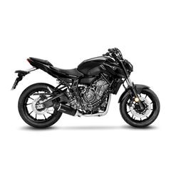 Leovince Εξάτμιση Ολόσωμη Lv One Evo Black S.Steel/Carbon End Yamaha MT 07 2021 - 2024 Με Καταλύτη