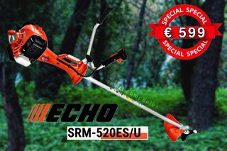 ECHO * SRM 520 * 3 HP * € 599 ΜΕ ΦΠΑ * ΠΡΟΣΦΟΡΑ ΕΩΣ 28/02/2025 *