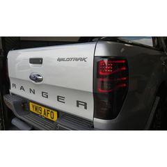 Πισινά Φανάρια Set Για Ford Ranger T6 T7 T8 12-20 Led Bar Black Full Led EAUTOSHOP GR